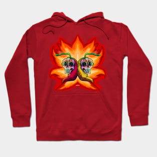 Chilitos picosos / Sugar skull chillis Hoodie